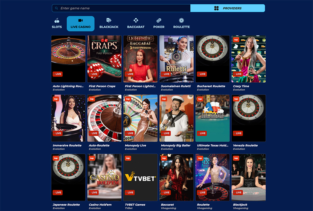 Gonza Bet Casino live casino